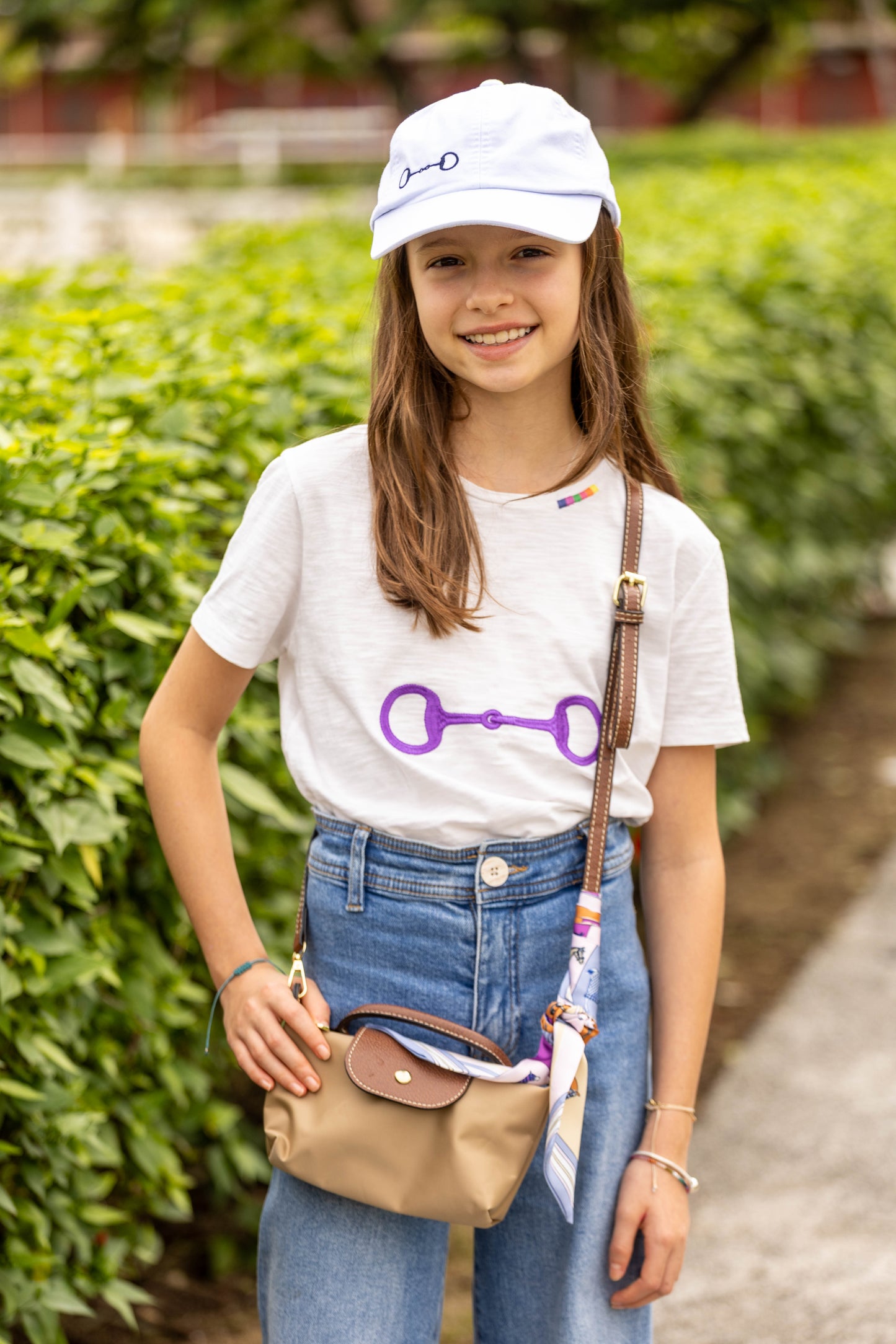 Camiseta bridão bordado