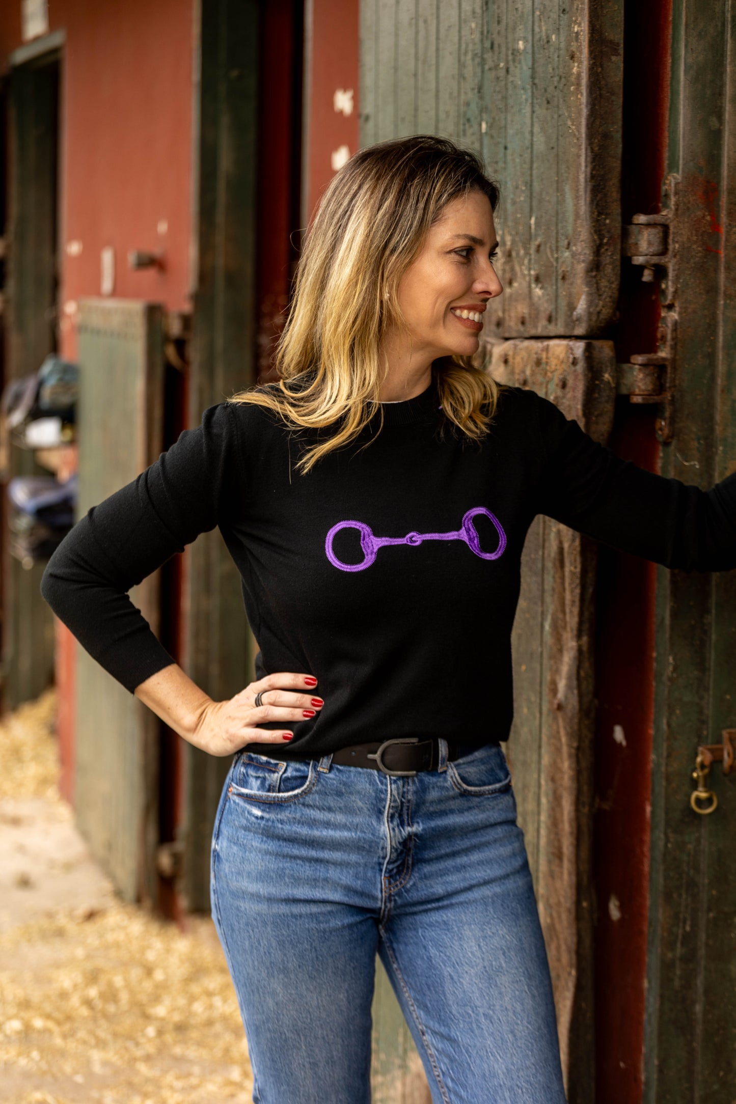 Pullover careca bridão bordado