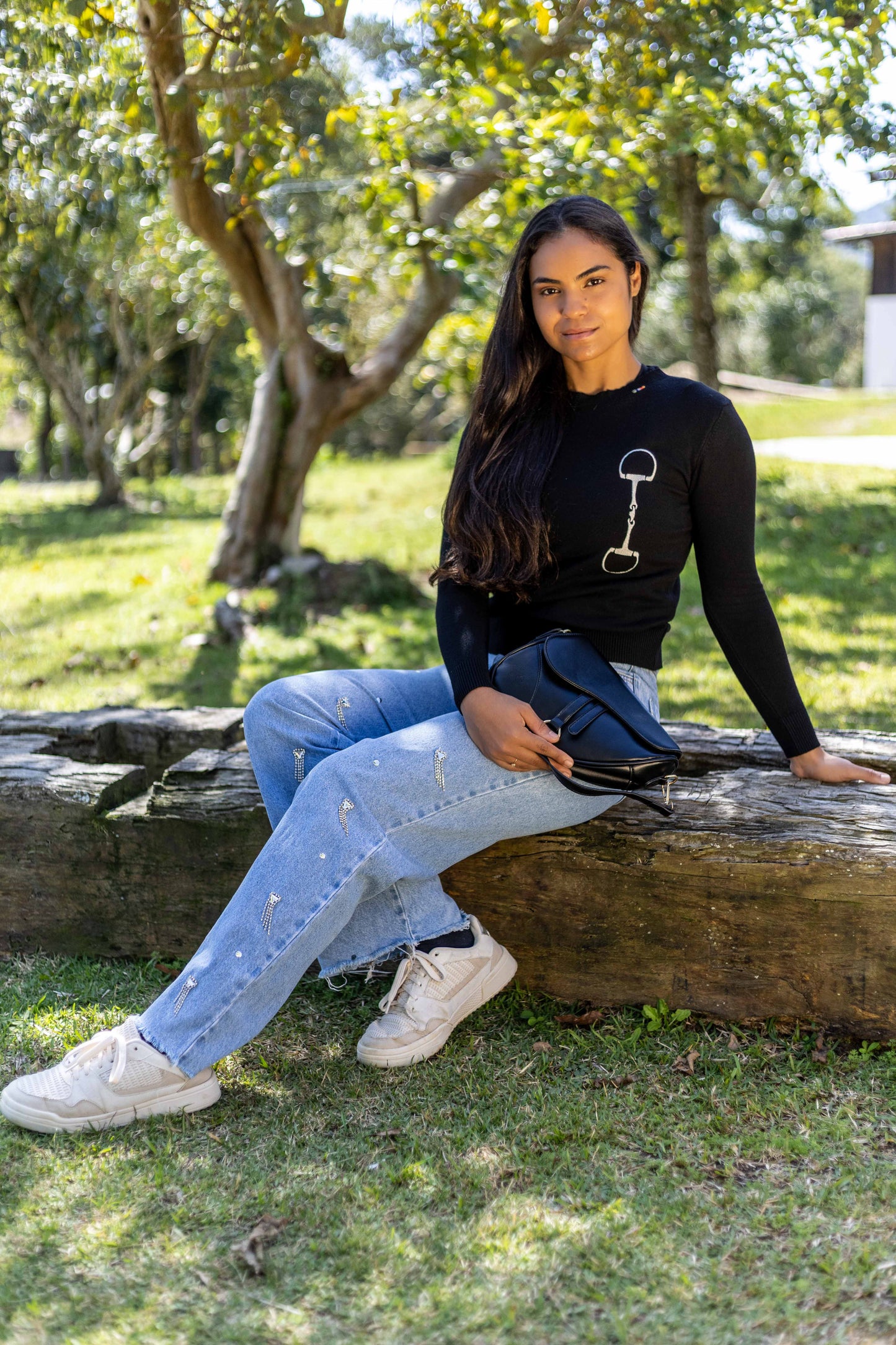 Pullover Careca HPH Dourada by Bell Tonello - Preto